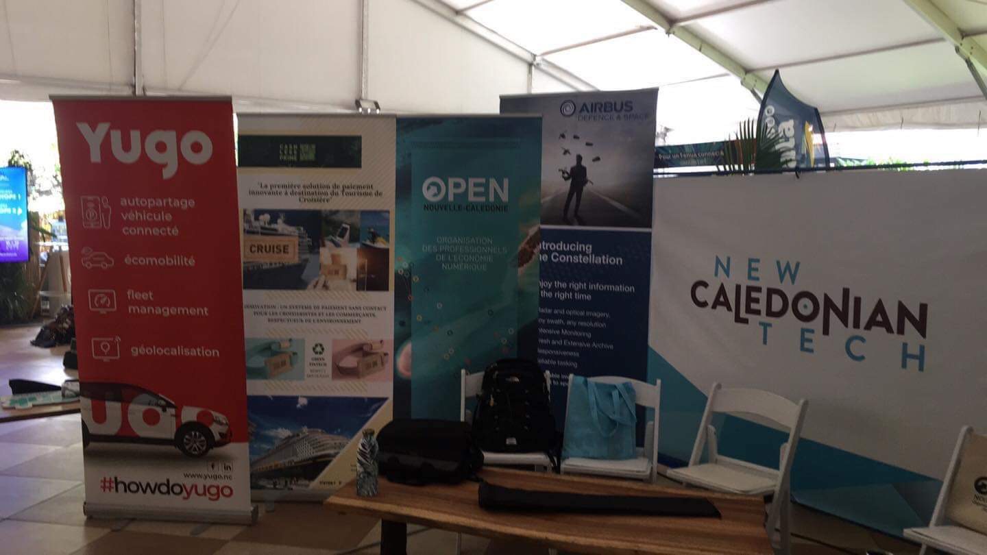 stand caledonian tech kakémonos entrepreneurs