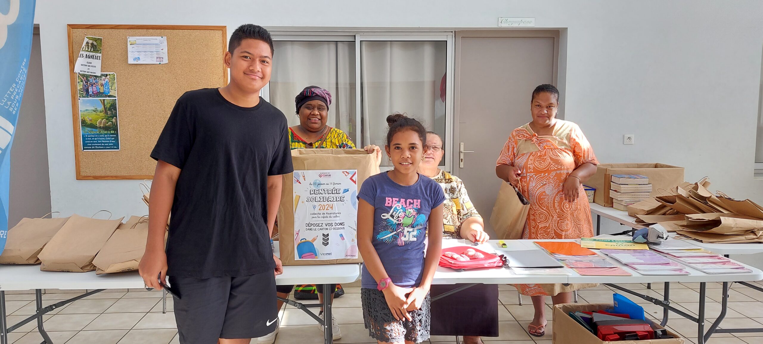 Des écoliers bien équipés grâce aux dons de la rentrée solidaire